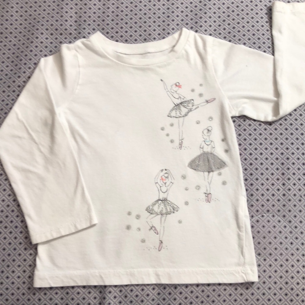 Girl’s long sleeve Carter’s ballet dancer shirt 3T